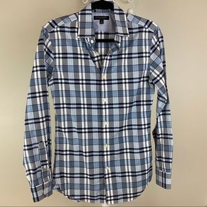 Banana Republic Grant Fit Plaid Button Down